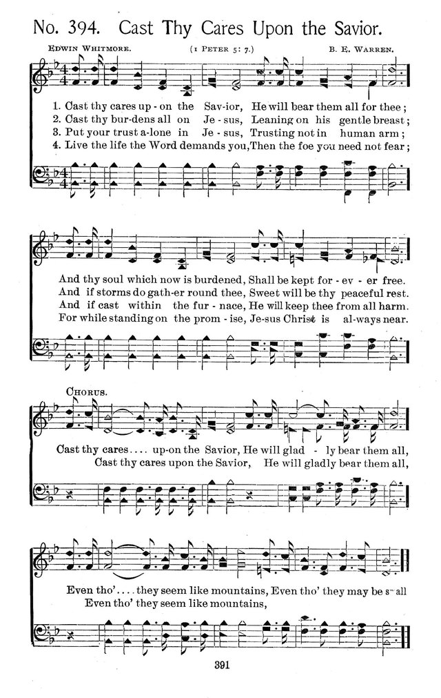 Select Hymns: for Christian worship and general gospel service page 391