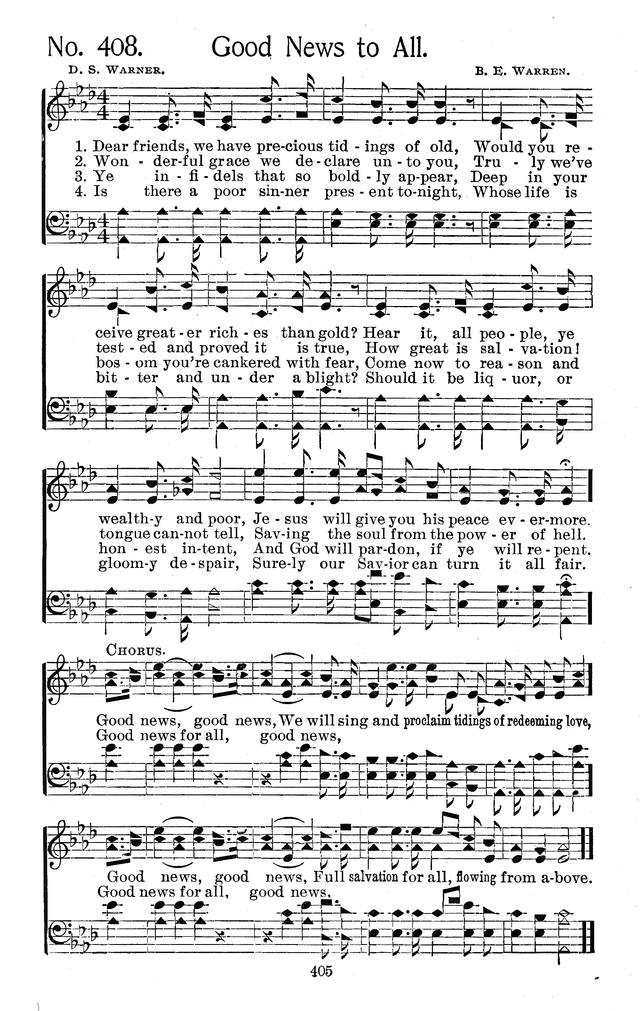 Select Hymns: for Christian worship and general gospel service page 405