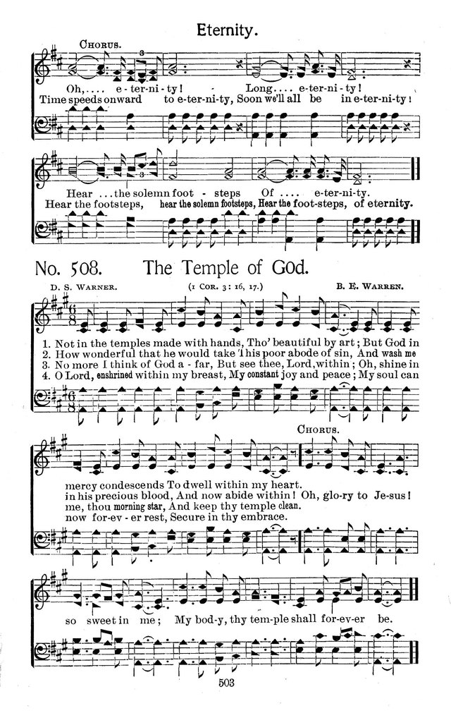 Select Hymns: for Christian worship and general gospel service page 503