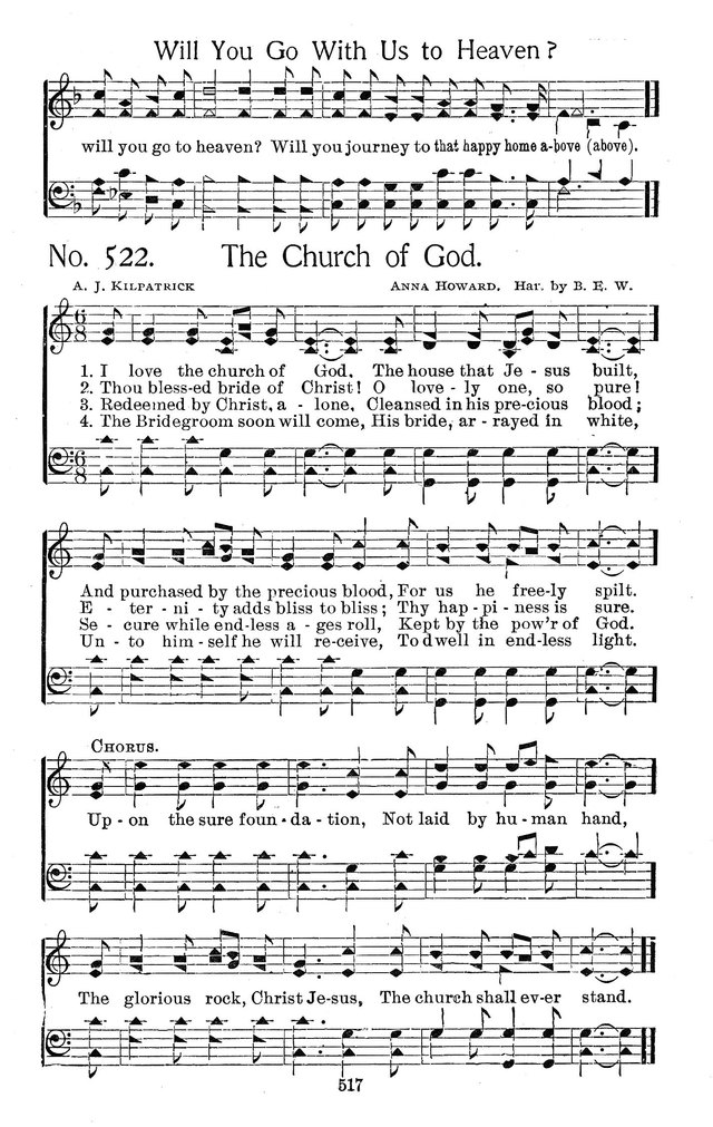Select Hymns: for Christian worship and general gospel service page 517