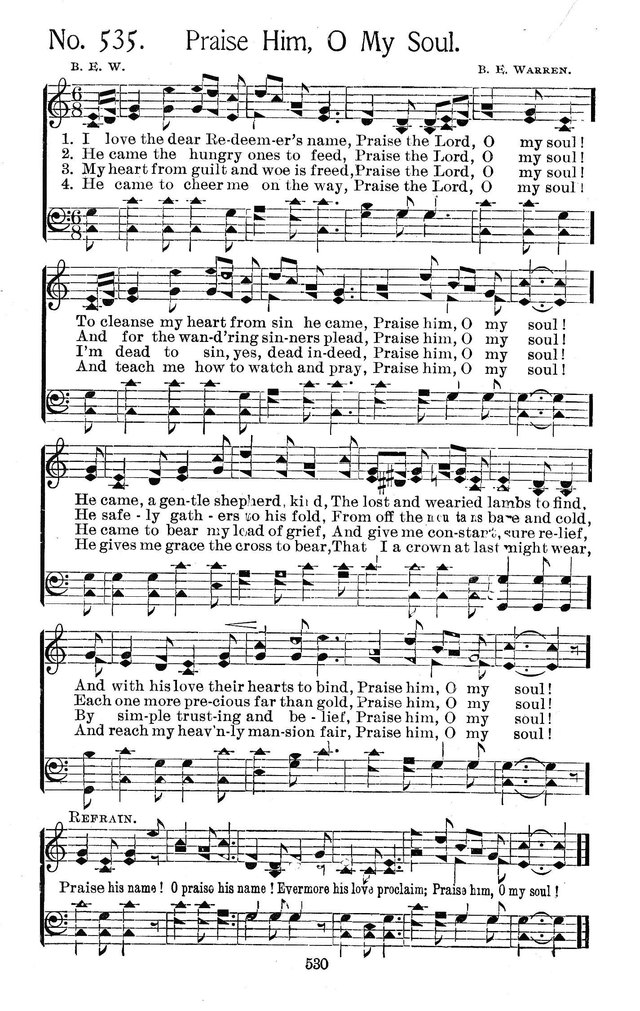 Select Hymns: for Christian worship and general gospel service page 530