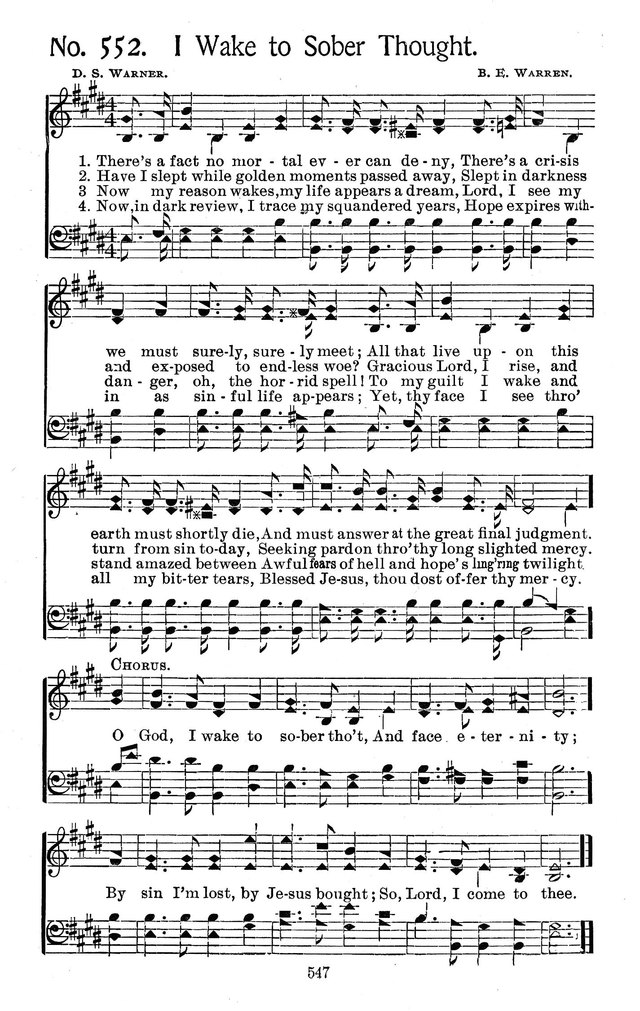 Select Hymns: for Christian worship and general gospel service page 547