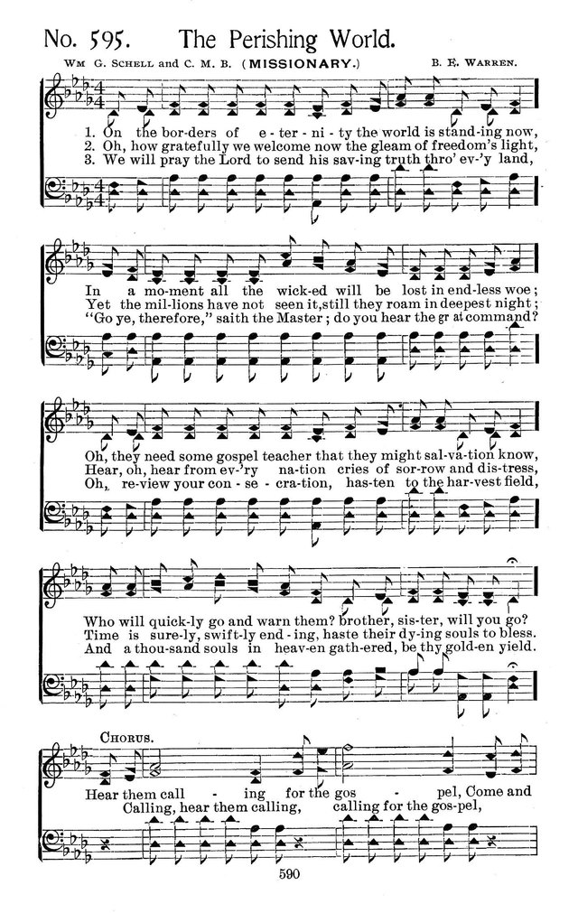 Select Hymns: for Christian worship and general gospel service page 590