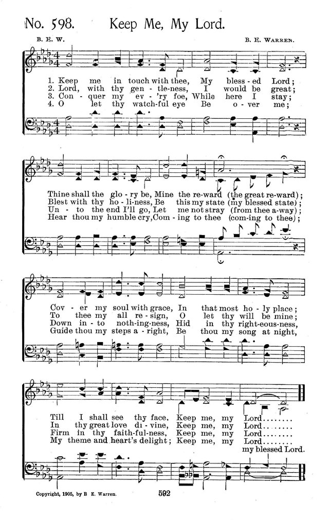 Select Hymns: for Christian worship and general gospel service page 592
