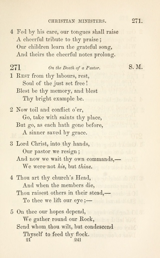A Selection of Hymns: designed as a supplement to the "psalms and hymns" of the Presbyterian church page 243
