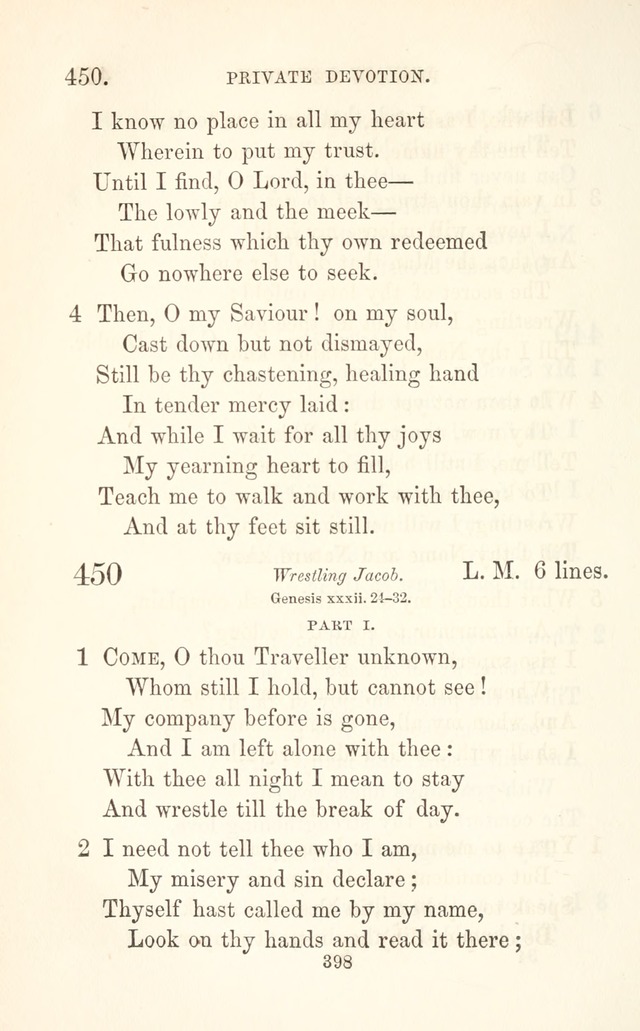 A Selection of Hymns: designed as a supplement to the "psalms and hymns" of the Presbyterian church page 400