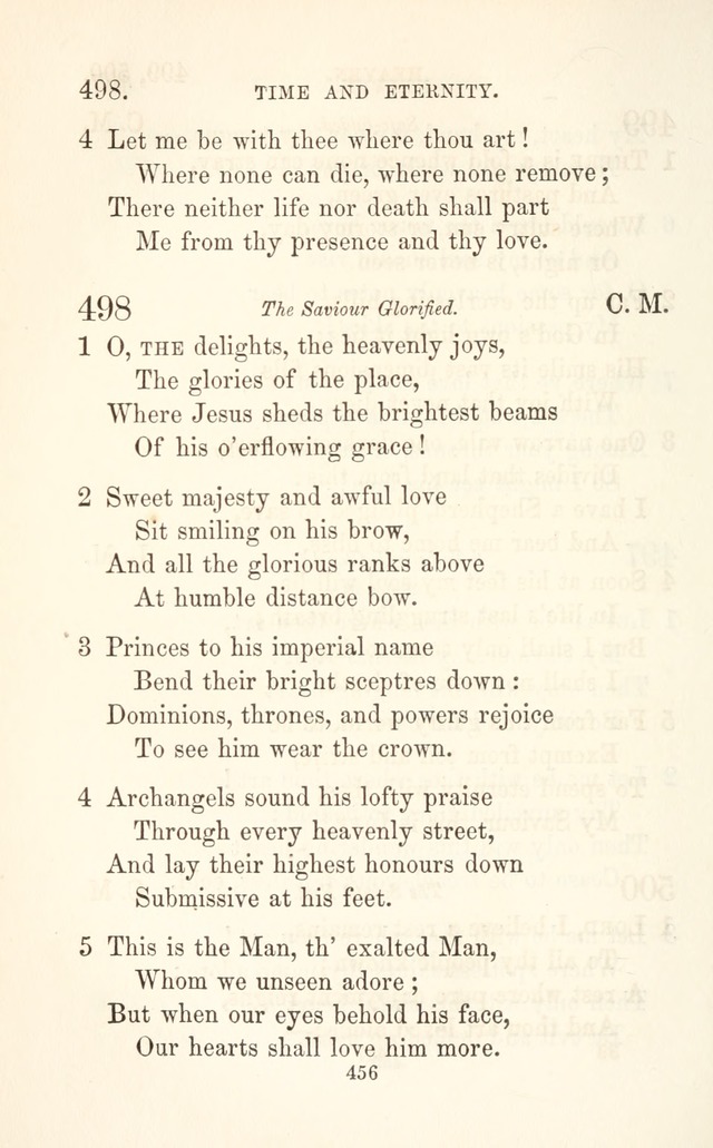 A Selection of Hymns: designed as a supplement to the "psalms and hymns" of the Presbyterian church page 458