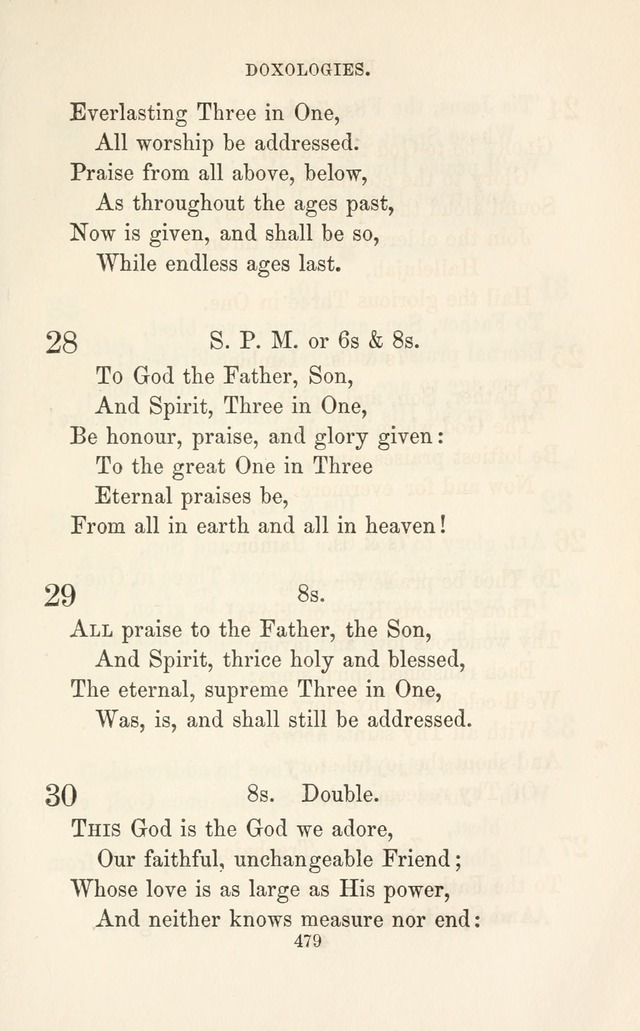 A Selection of Hymns: designed as a supplement to the "psalms and hymns" of the Presbyterian church page 481