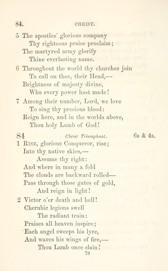 A Selection of Hymns: designed as a supplement to the "psalms and hymns" of the Presbyterian church page 80