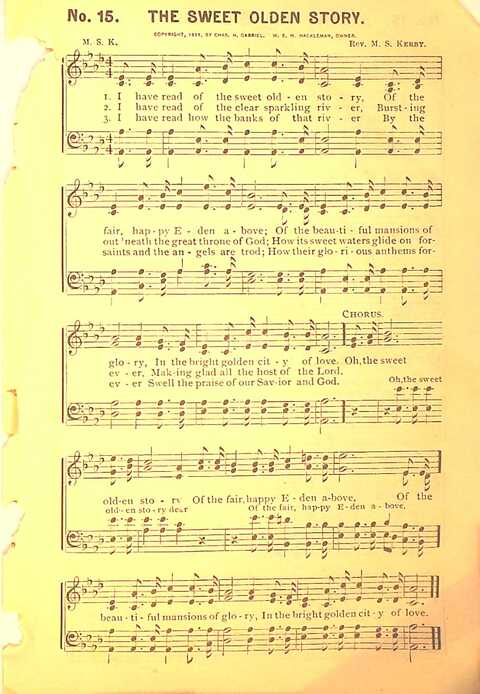 Sing His Praise: for the church, Sunday school and all religious assemblies page 17