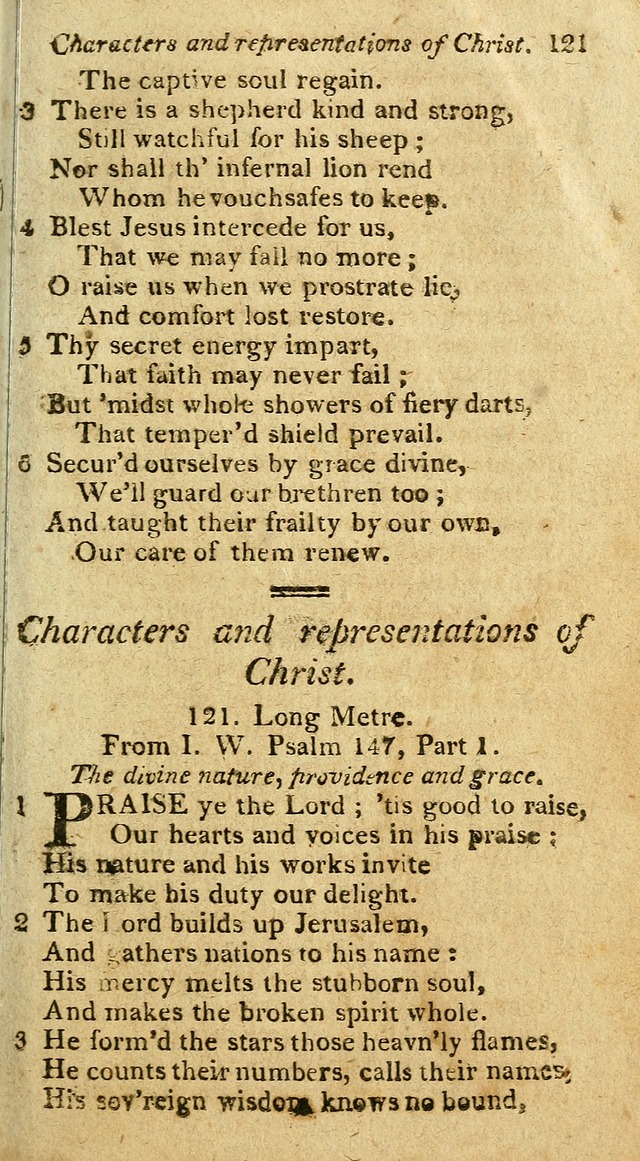 A Selection of Hymns & Psalms: from the most approved authors: principally from Watts & Rippon: together with originals page 123