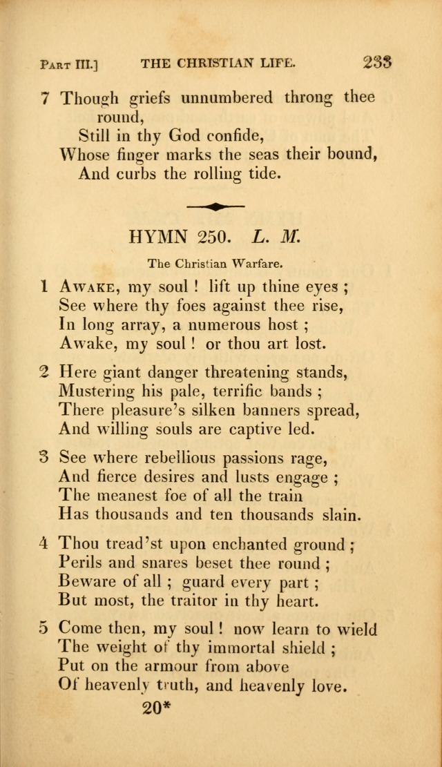 A Selection of Hymns and Psalms: for social and private worship (3rd ed. corr.) page 233