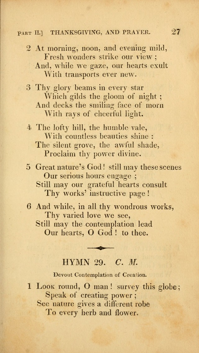 A Selection of Hymns and Psalms: for social and private worship (3rd ed. corr.) page 27