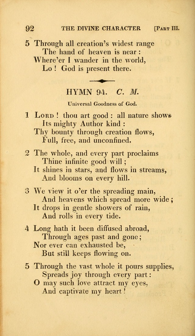 A Selection of Hymns and Psalms: for social and private worship (3rd ed. corr.) page 92