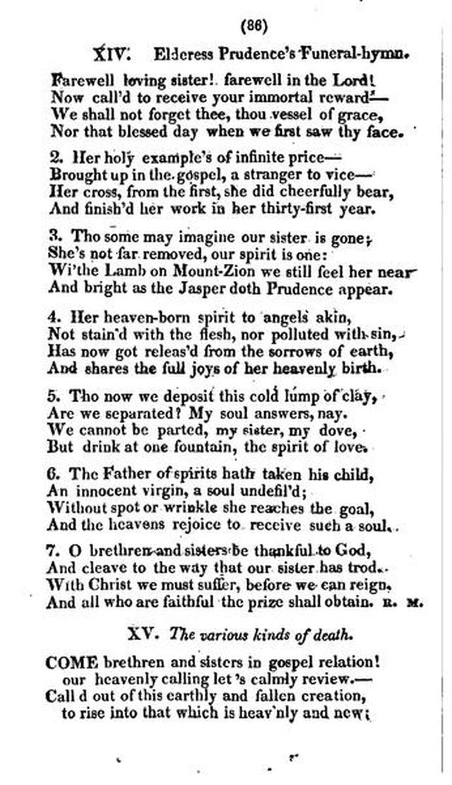 A Selection of Hymns and Poems, for the Use of Believers, Collected from Sundry Authors page 87