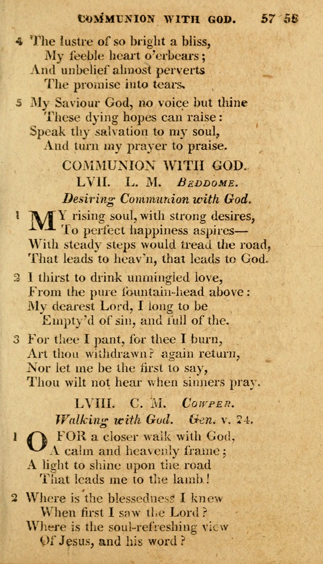 A Selection of Hymns and Spiritual Songs: in two parts, part I. containing the hymns; part II. containing the songs...(3rd ed. corr. and enl. by author) page 38