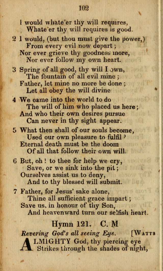 Selection of Hymns for the Sunday School Union of the Methodist Episcopal Church page 102