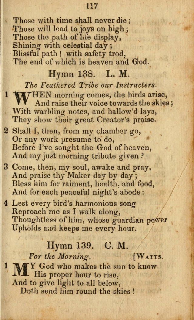 Selection of Hymns for the Sunday School Union of the Methodist Episcopal Church page 117