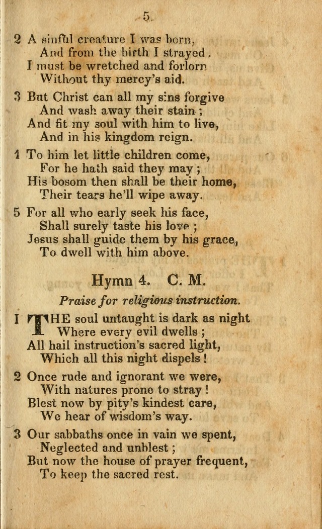 Selection of Hymns for the Sunday School Union of the Methodist Episcopal Church page 5