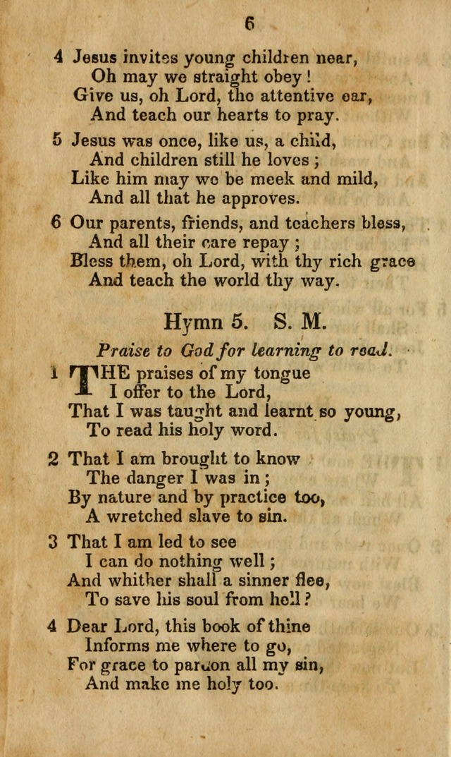 Selection of Hymns for the Sunday School Union of the Methodist Episcopal Church page 6