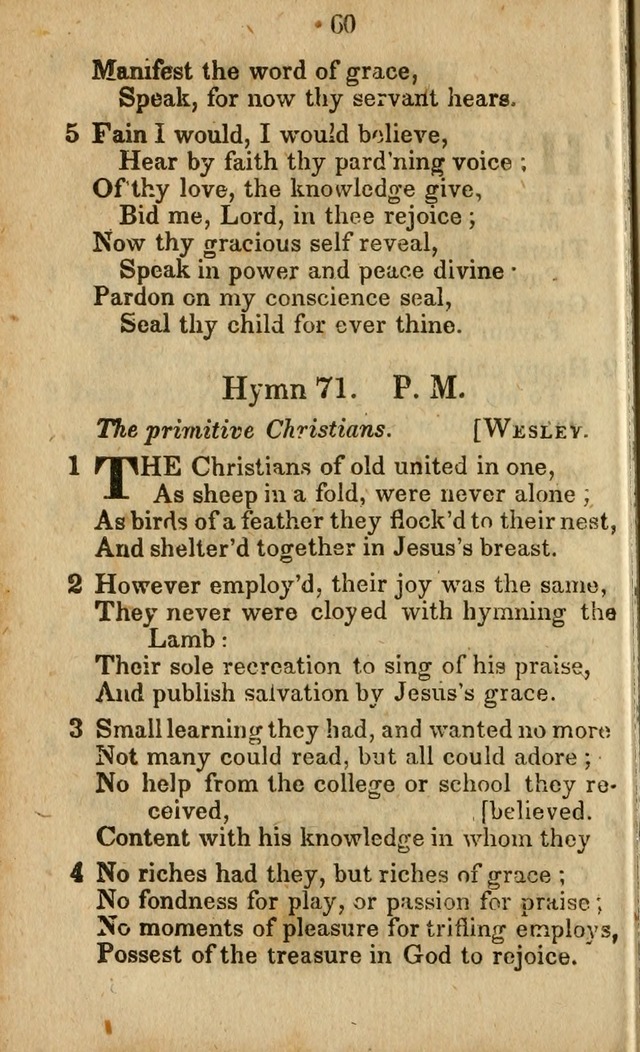 Selection of Hymns for the Sunday School Union of the Methodist Episcopal Church page 60
