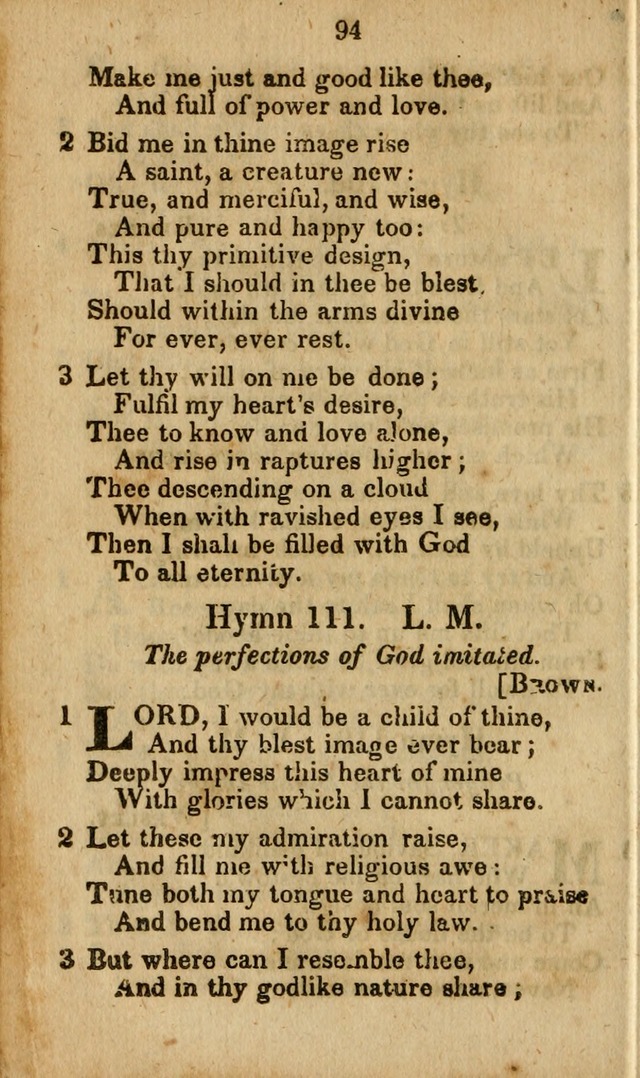 Selection of Hymns for the Sunday School Union of the Methodist Episcopal Church page 94