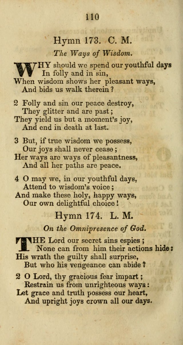 Selection of Hymns for the Sunday School Union of the Methodist Episcopal Church page 110