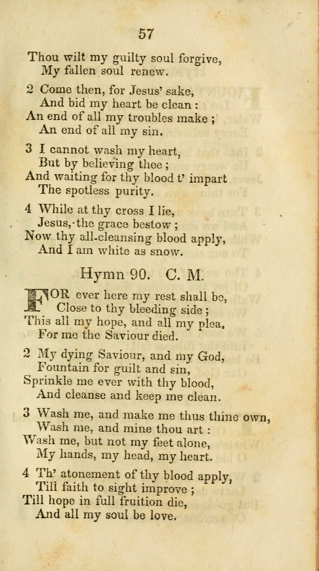 Selection of Hymns for the Sunday School Union of the Methodist Episcopal Church page 57