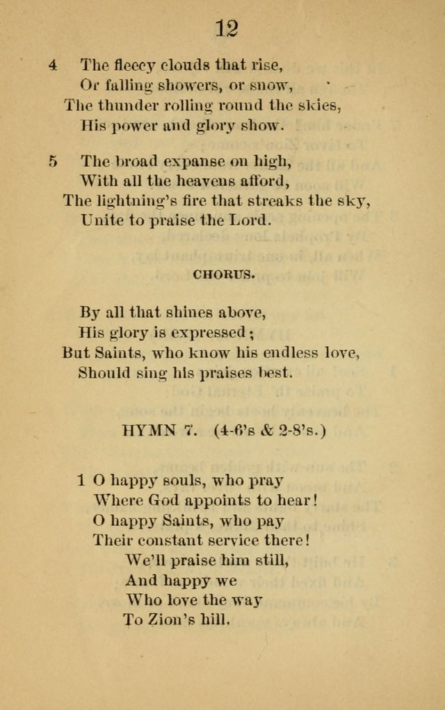 Sacred Hymns and Spiritual Songs, for the Church of Jesus Christ of Latter-Day Saints. (14th ed.) page 15