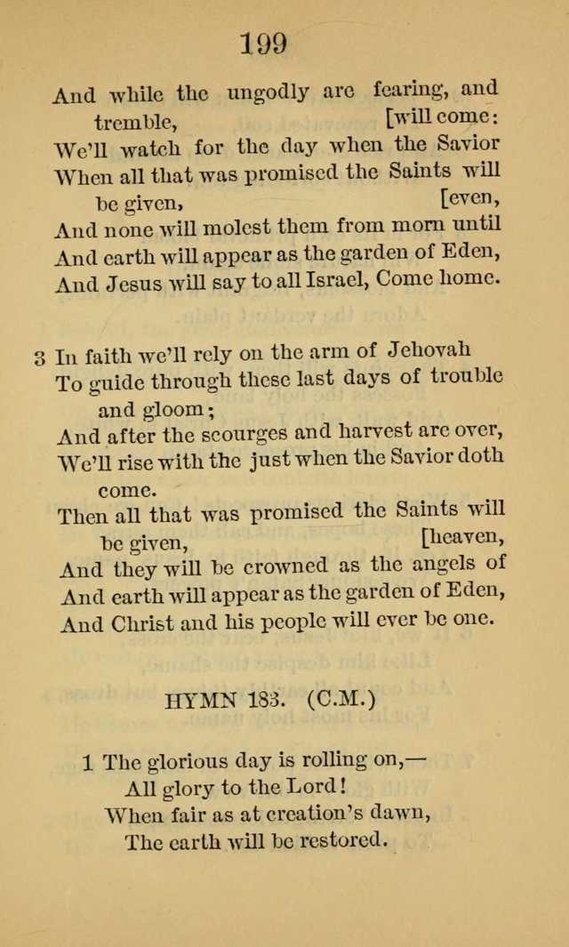 Sacred Hymns and Spiritual Songs, for the Church of Jesus Christ of Latter-Day Saints. (14th ed.) page 202