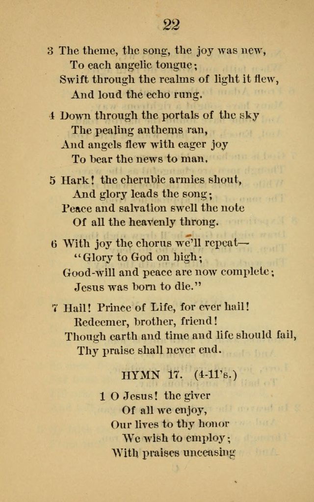 Sacred Hymns and Spiritual Songs, for the Church of Jesus Christ of Latter-Day Saints. (14th ed.) page 25
