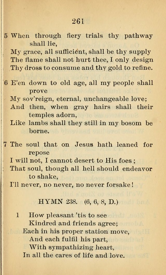 Sacred Hymns and Spiritual Songs for the Church of Jesus Christ of Latter-Day Saints (20th ed.) page 261