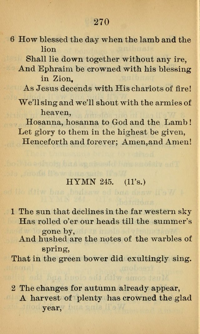 Sacred Hymns and Spiritual Songs for the Church of Jesus Christ of Latter-Day Saints (20th ed.) page 270