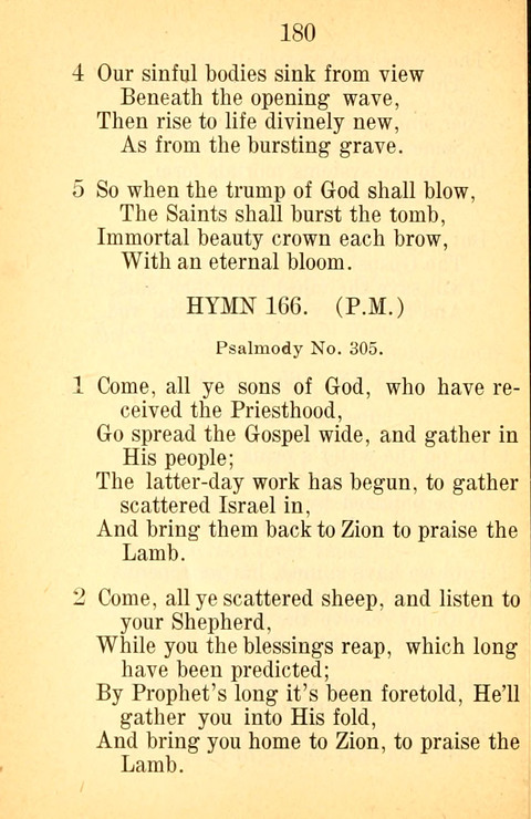 Sacred Hymns and Spiritual Songs: for the Church of Jesus Christ of Latter-Day Saints. 24th ed. page 176