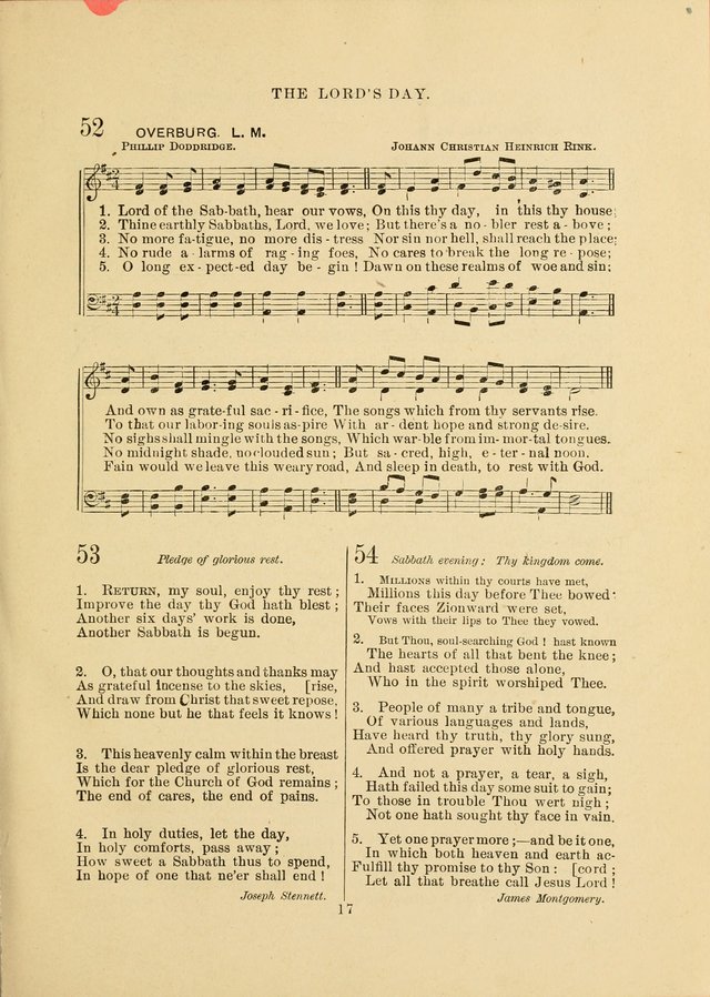 Sacred Hymns and Tunes: designed to be used by the Wesleyan Methodist Connection (or Church) of America page 17