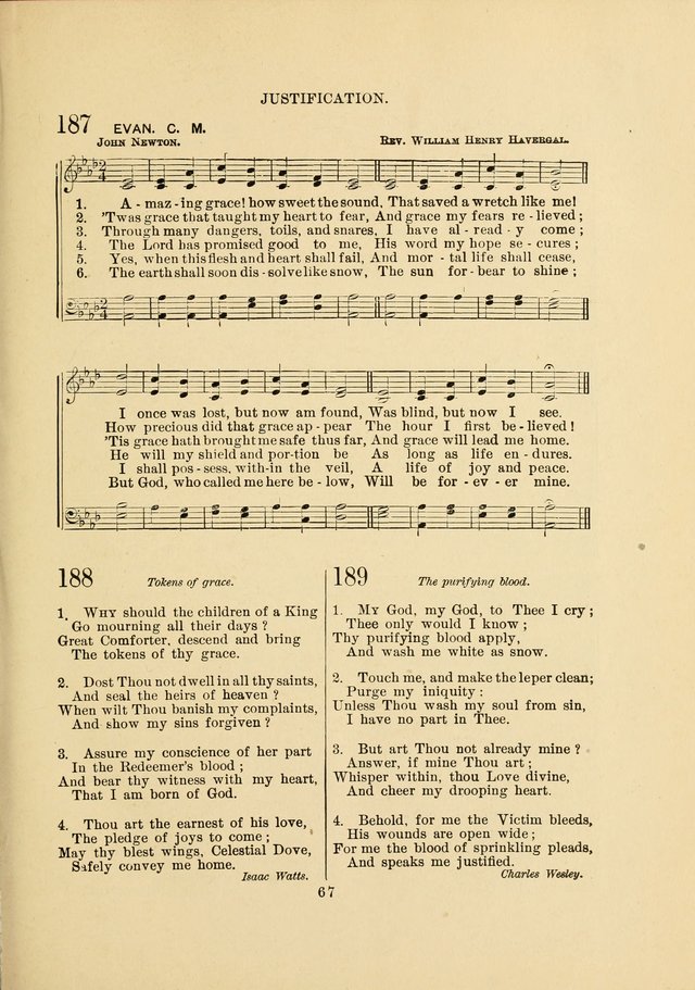 Sacred Hymns and Tunes: designed to be used by the Wesleyan Methodist Connection (or Church) of America page 67