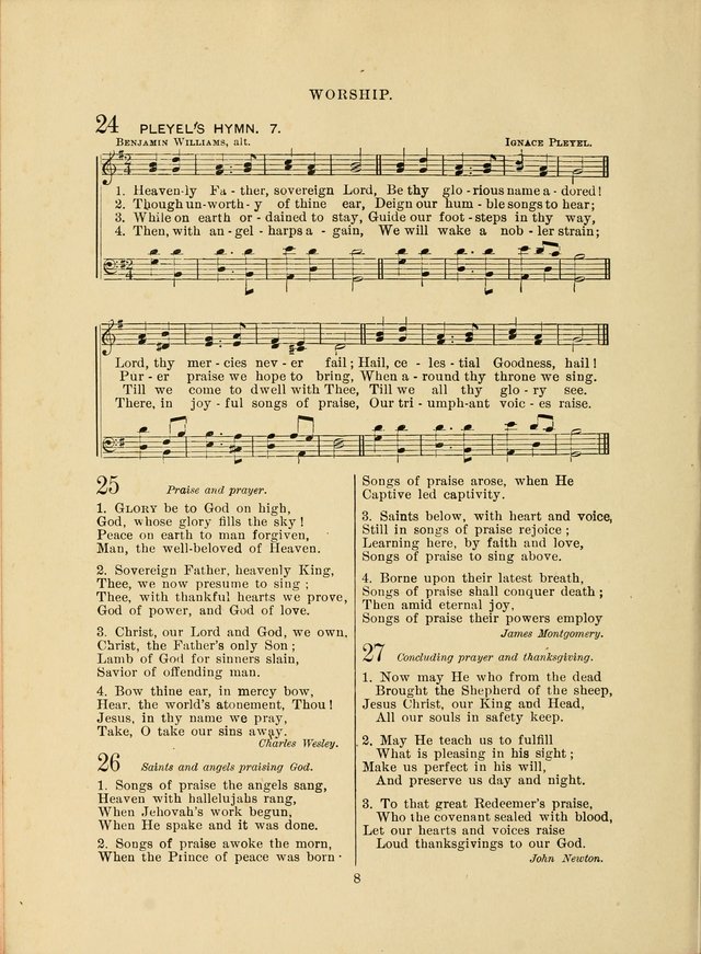 Sacred Hymns and Tunes: designed to be used by the Wesleyan Methodist Connection (or Church) of America page 8