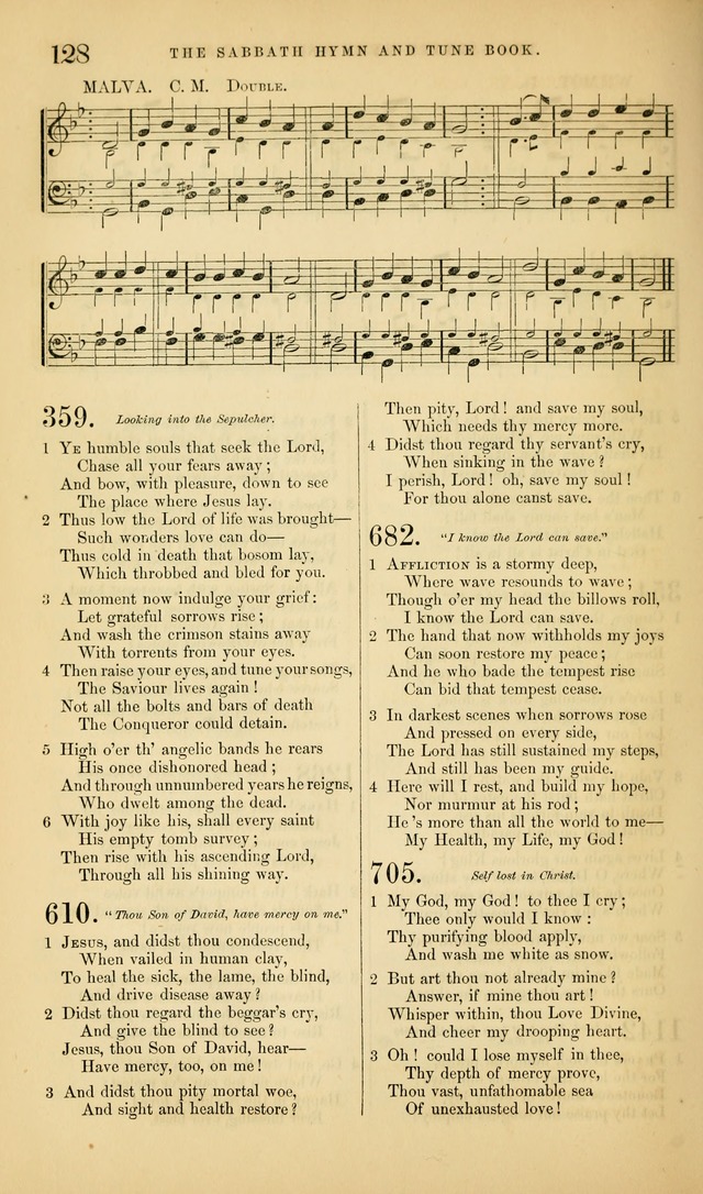 The Sabbath Hymn and Tune Book: for the service of song in the house of  the Lord page 130