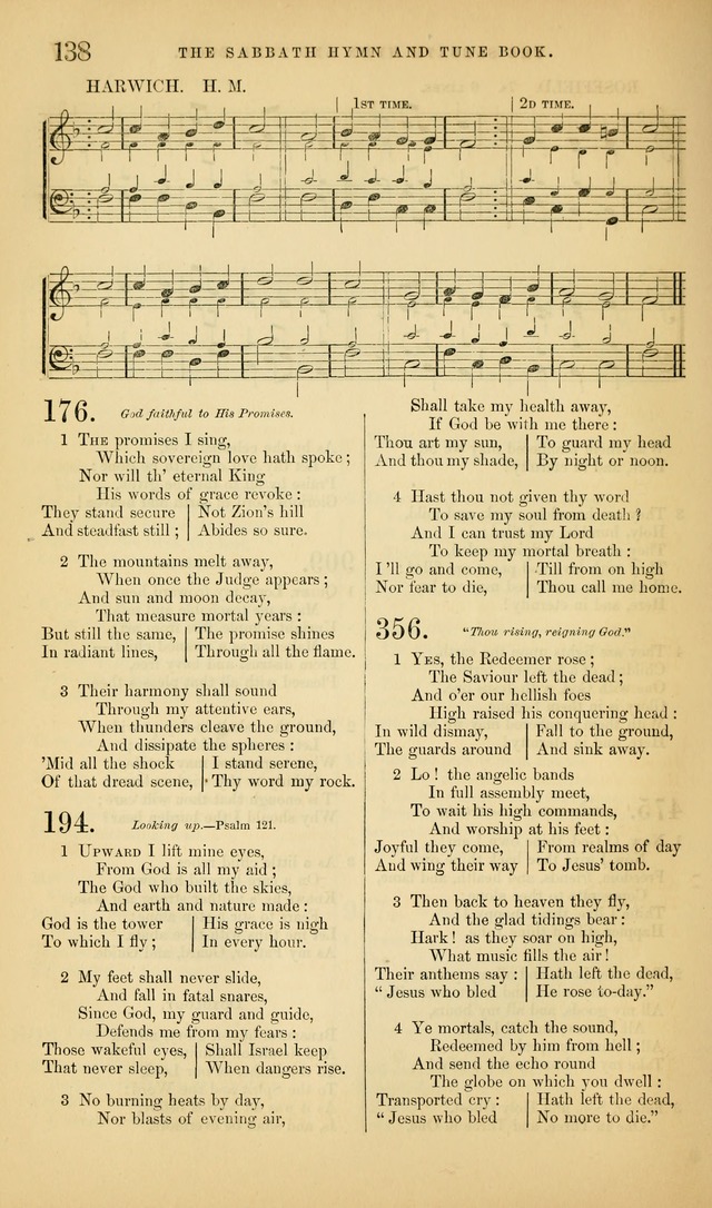 The Sabbath Hymn and Tune Book: for the service of song in the house of  the Lord page 140