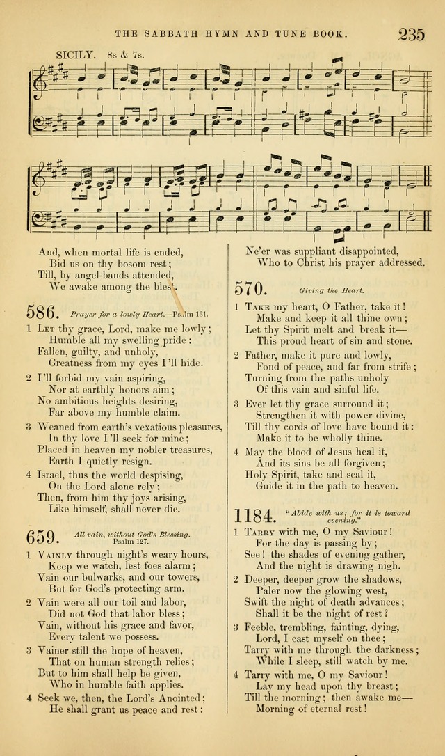 The Sabbath Hymn and Tune Book: for the service of song in the house of  the Lord page 237