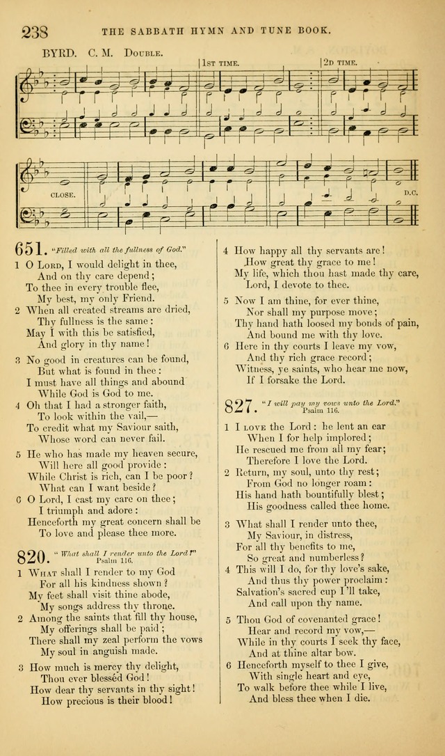 The Sabbath Hymn and Tune Book: for the service of song in the house of  the Lord page 240