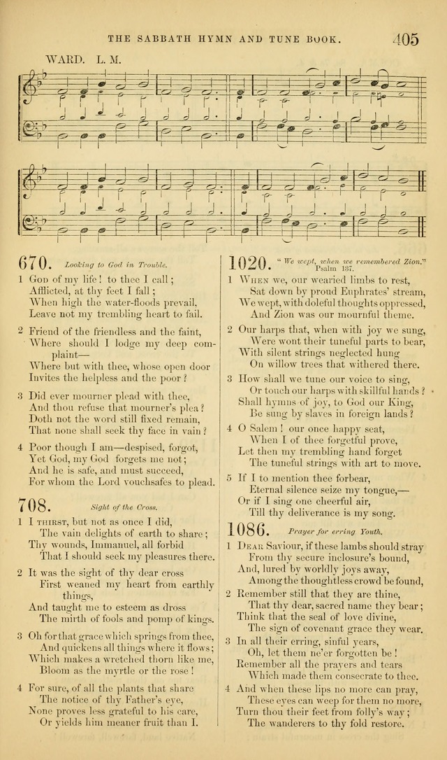 The Sabbath Hymn and Tune Book: for the service of song in the house of  the Lord page 407