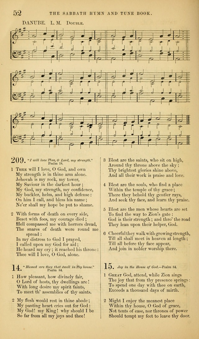The Sabbath Hymn and Tune Book: for the service of song in the house of  the Lord page 54