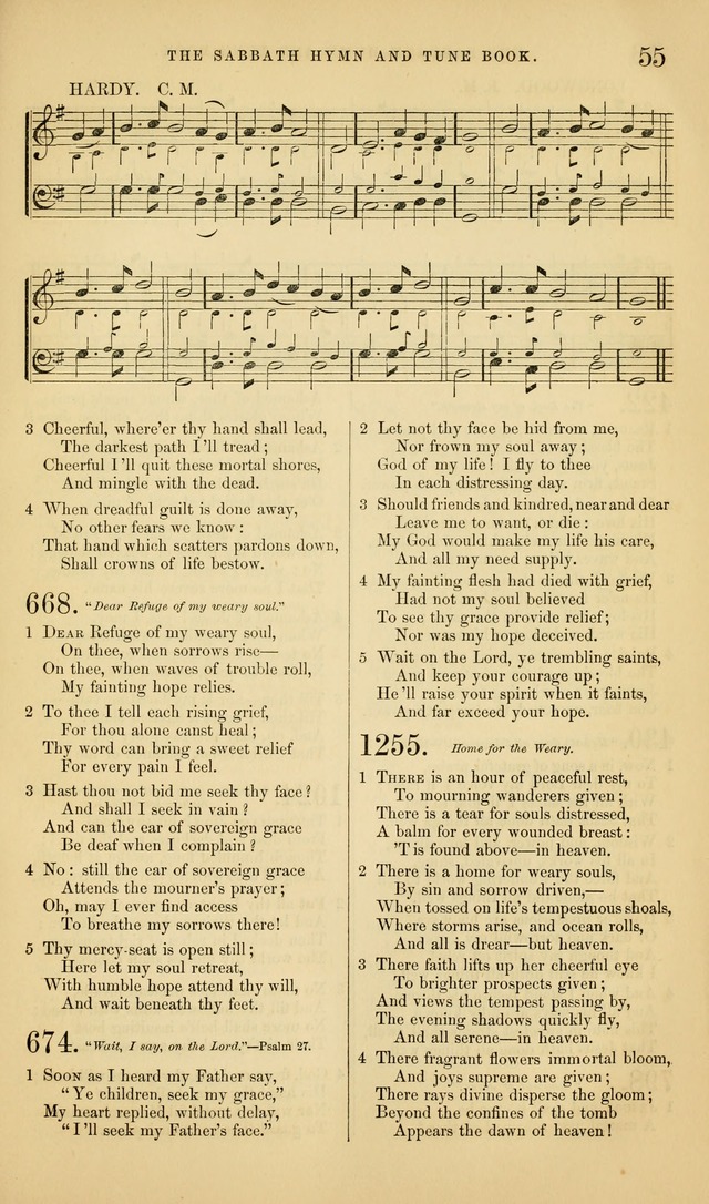 The Sabbath Hymn and Tune Book: for the service of song in the house of  the Lord page 57