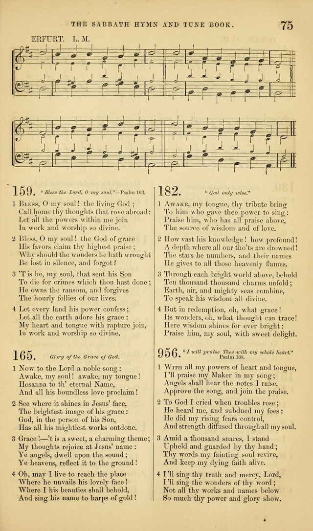 The Sabbath Hymn and Tune Book: for the service of song in the house of  the Lord page 77