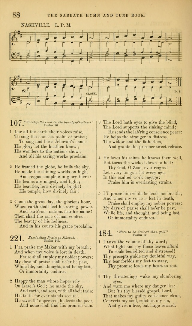 The Sabbath Hymn and Tune Book: for the service of song in the house of  the Lord page 90