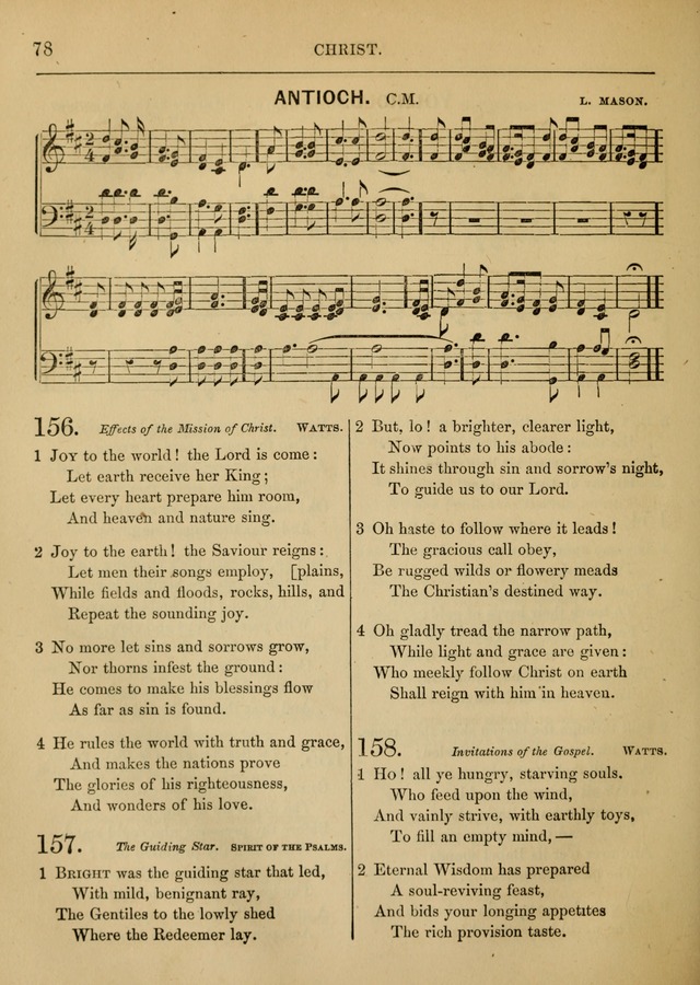 Social Hymns and Tunes, for the Conference and Prayer Meeting, and the Home with services and prayers page 74