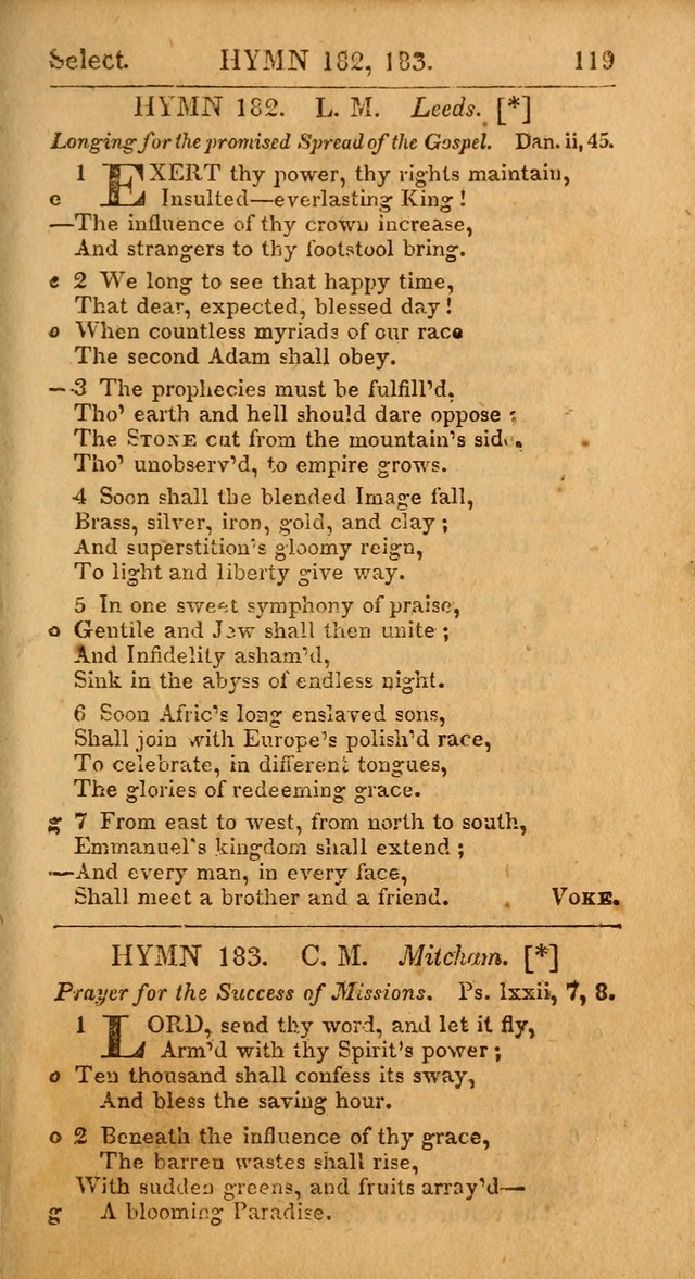 Select Hymns, The Third Part of Christian Psalmody. 3rd ed. page 119
