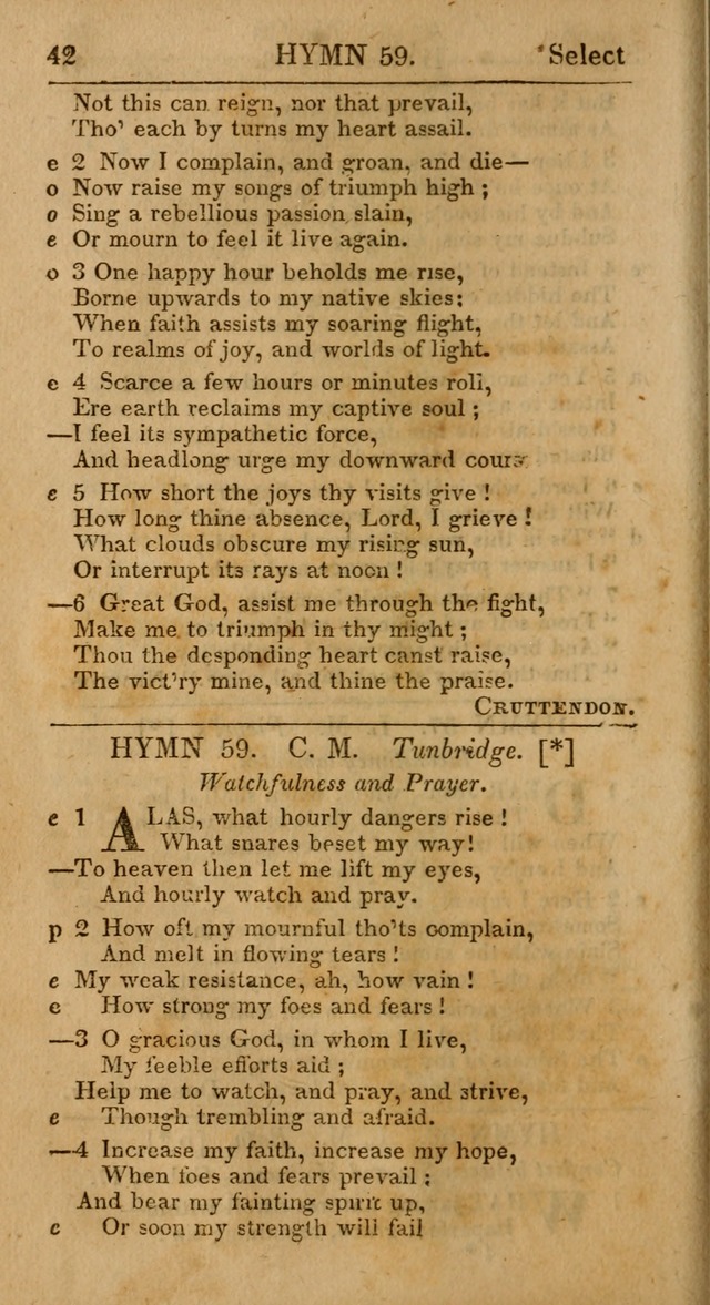 Select Hymns, The Third Part of Christian Psalmody. 3rd ed. page 42