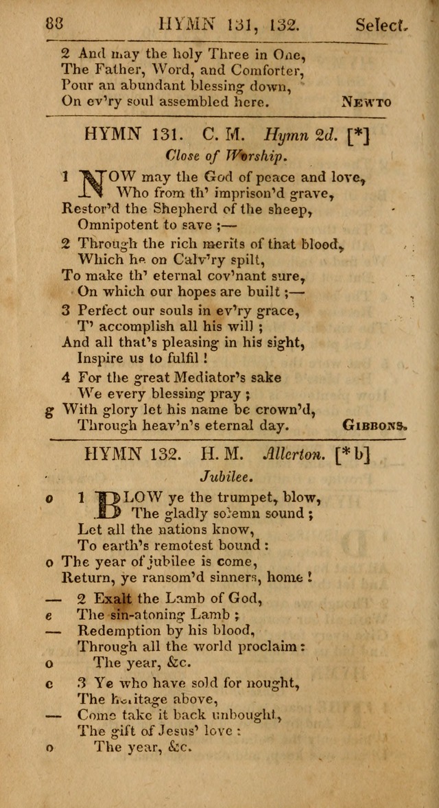 Select Hymns, The Third Part of Christian Psalmody. 3rd ed. page 88